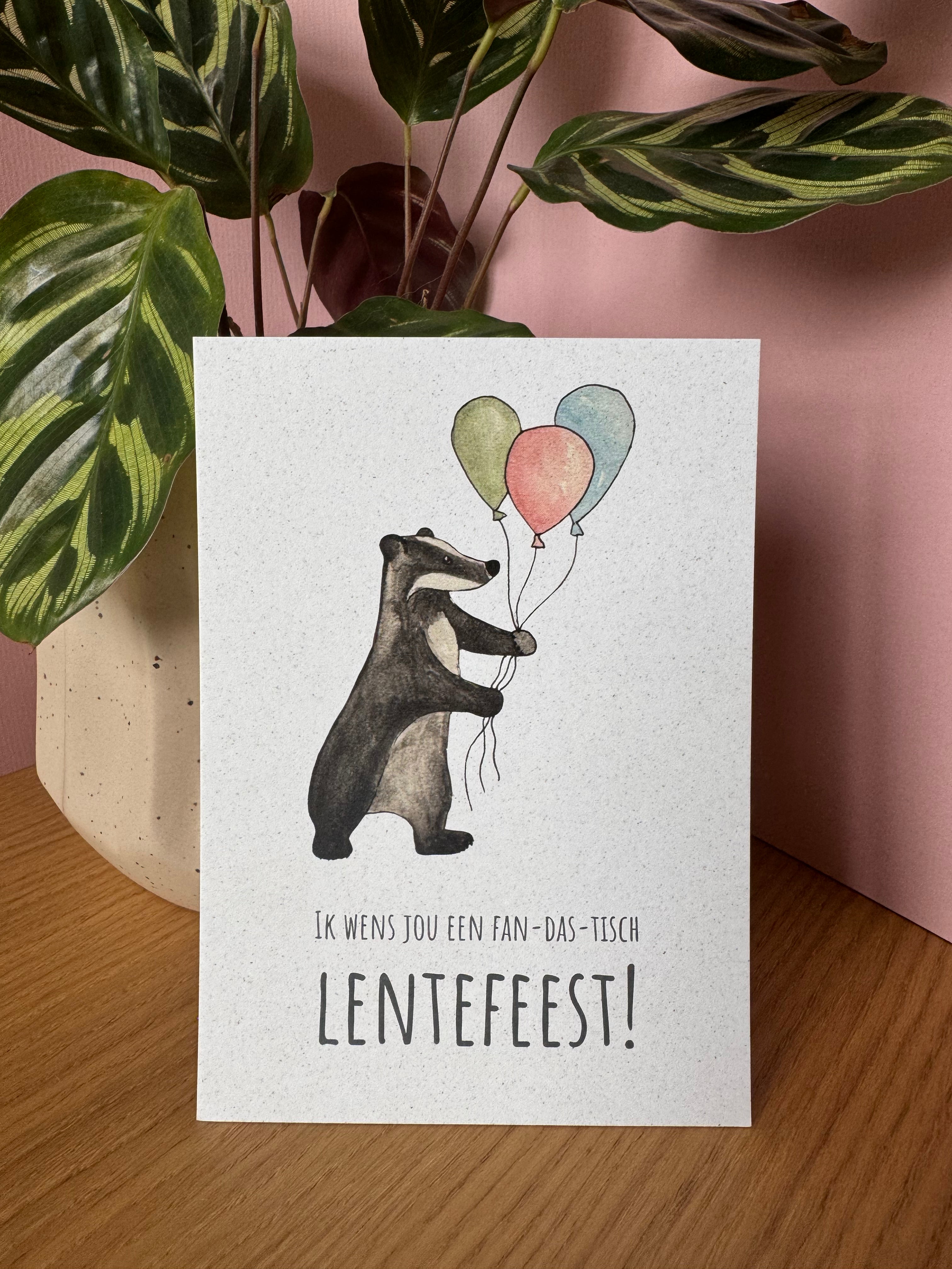Ik wens jou een fan-das-tisch lentefeest!