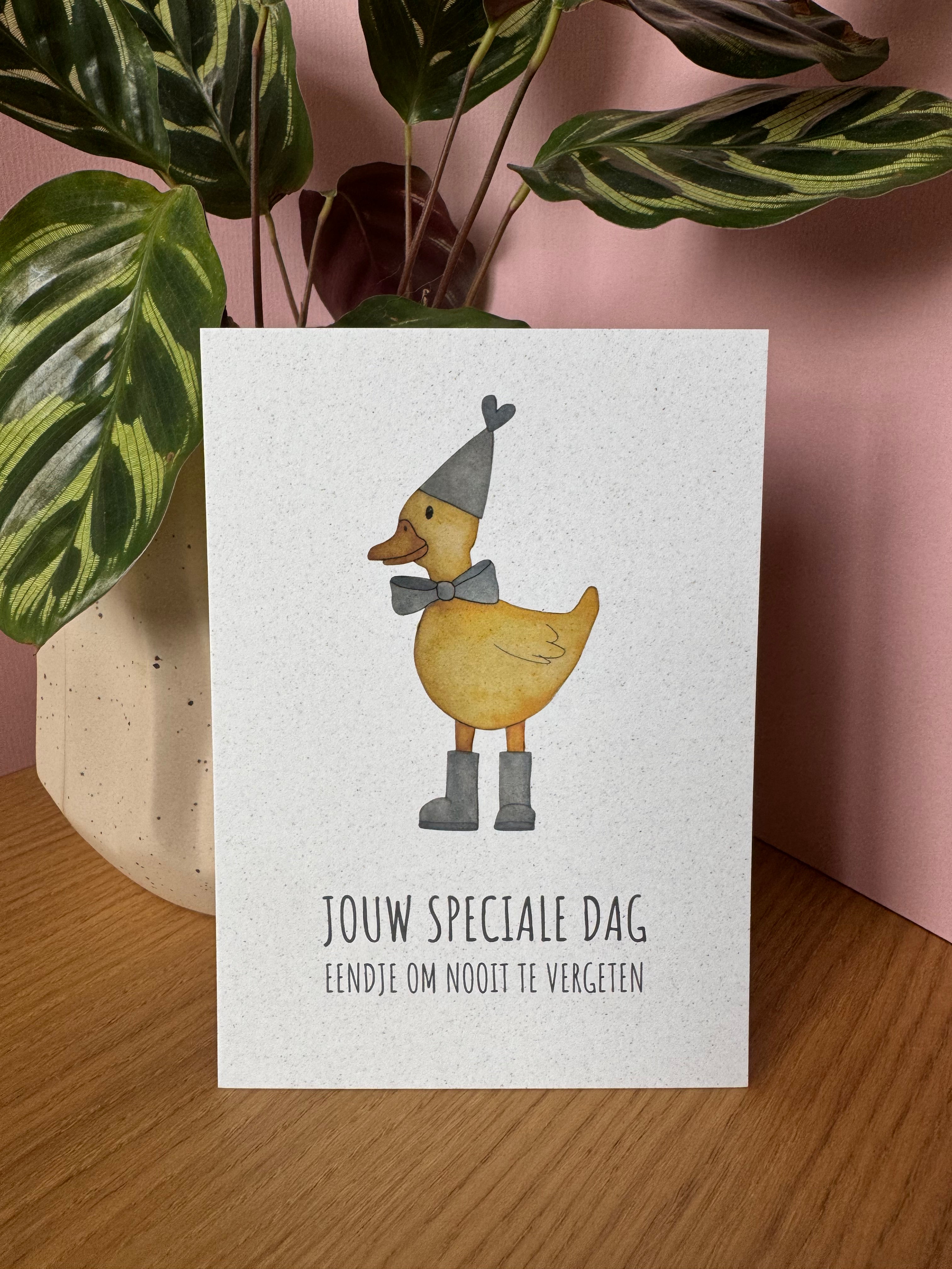 Jouw speciale dag Eendje om nooit te vergeten
