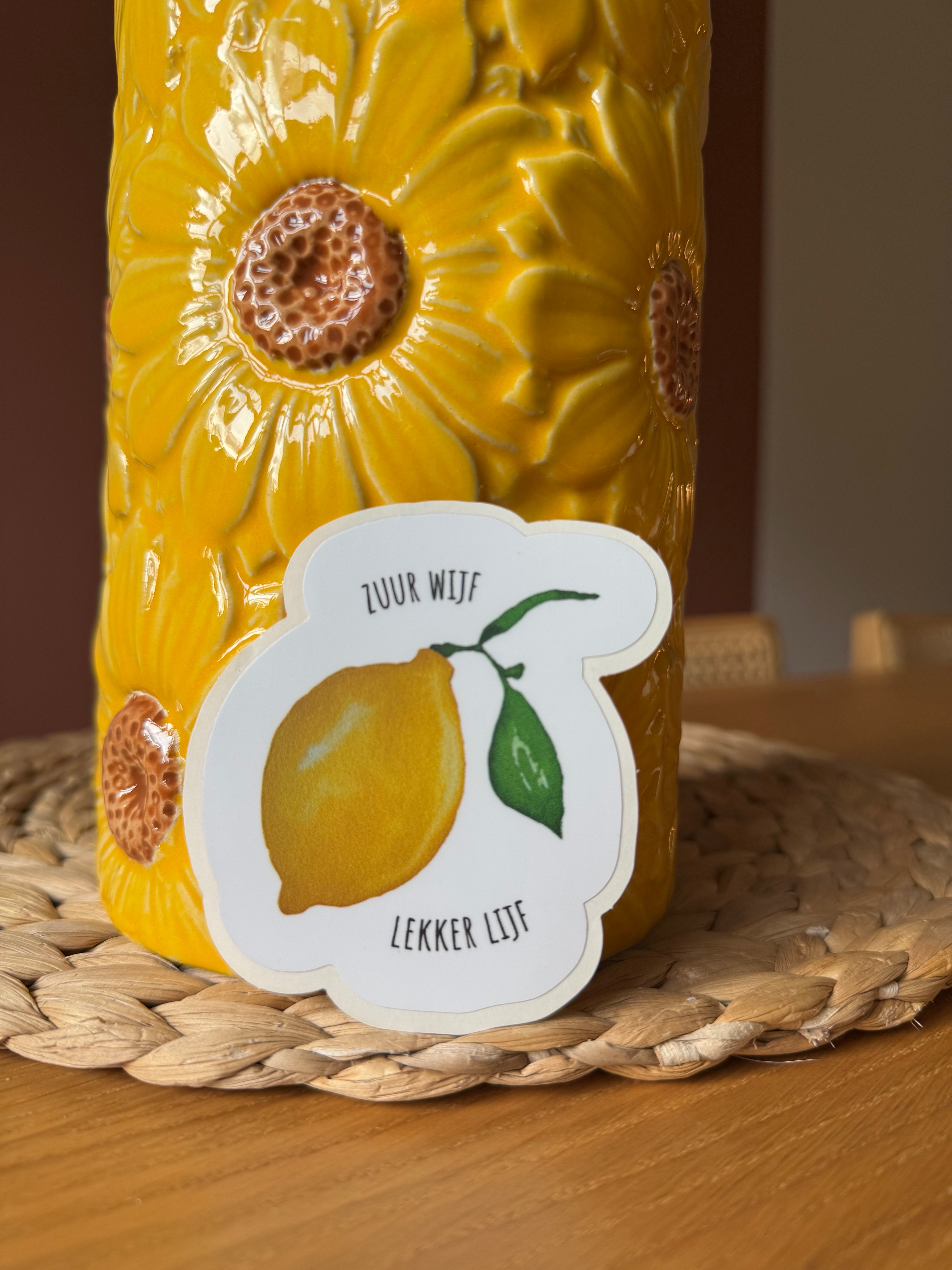 Sticker - Zuur wijf Lekker lijf