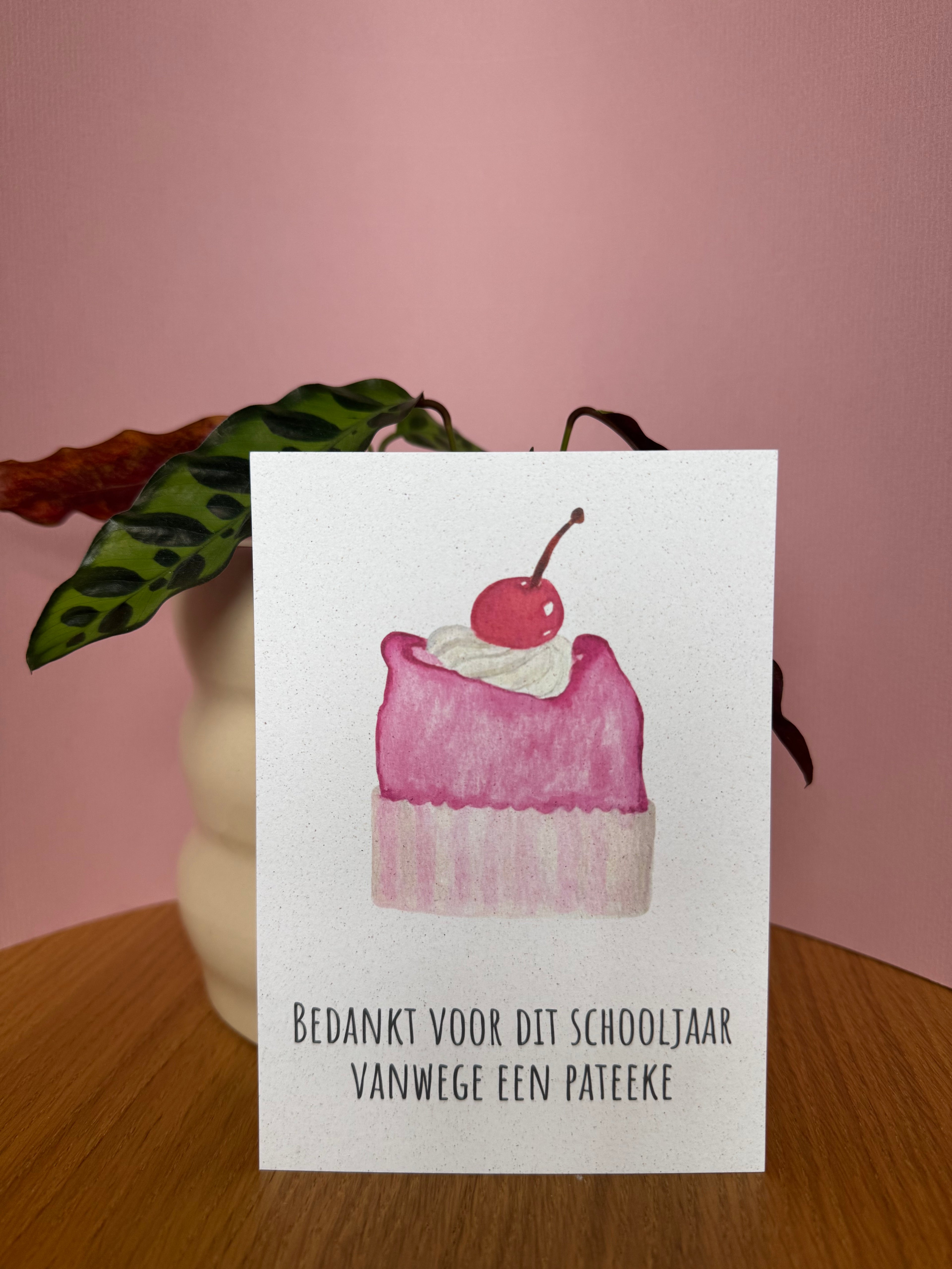 Bedankt voor dit schooljaar vanwege een pateeke